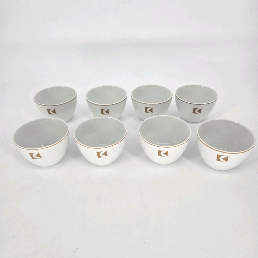 Noritake CP Air Vintage Airline China Tea Cups Set 8 Japan 0387 Canadian Pacific